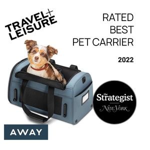 2022 Winner🥇Travel & Leisure Mag’s “Best Splurge” Pet Carrier🏝Away Luggage NWT